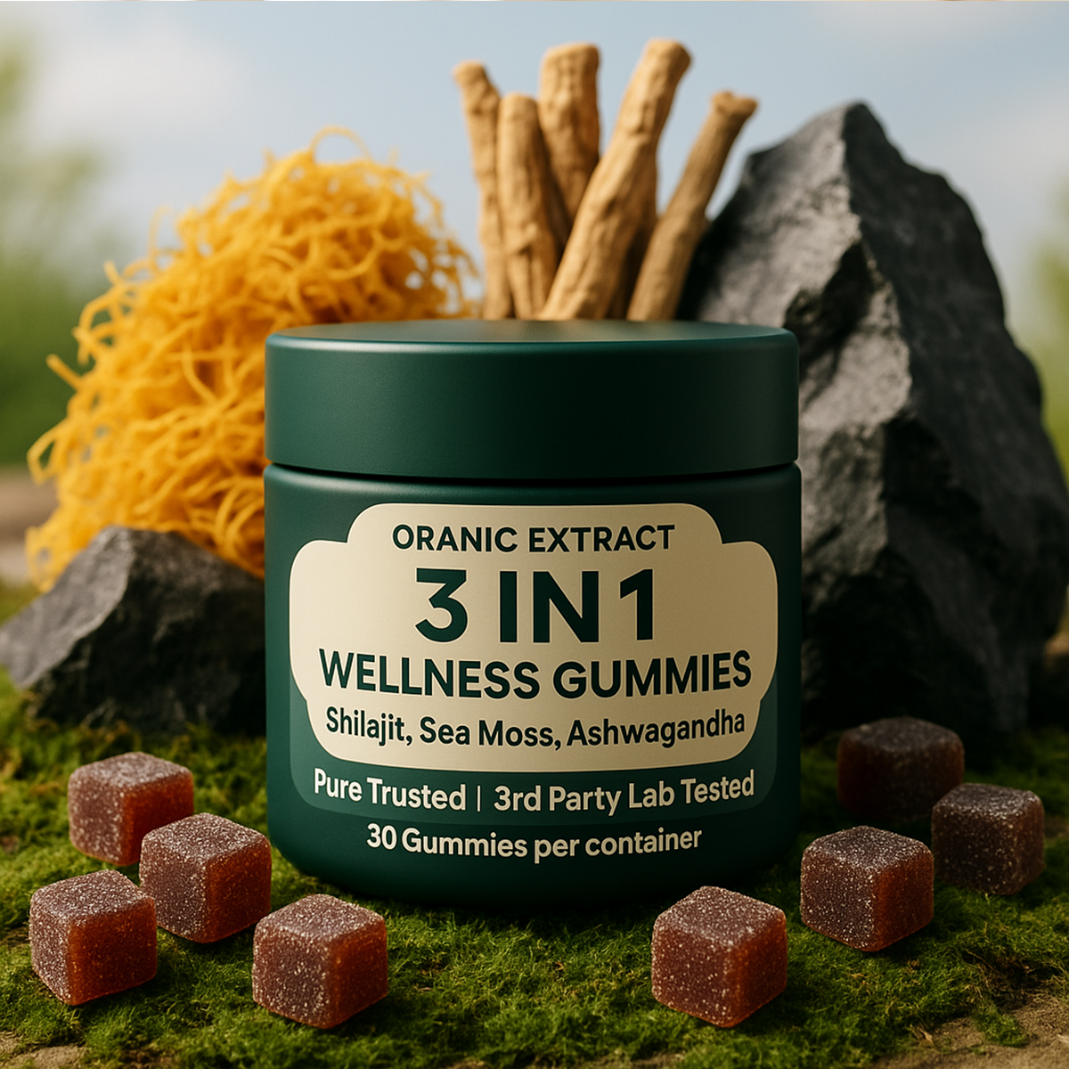 ORANIC EXTRACT® 3-in-1 Wellness Gummies